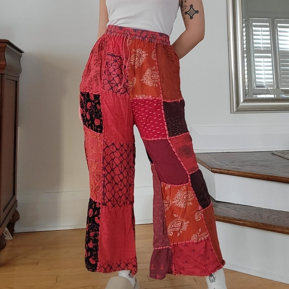 Patchwork pants